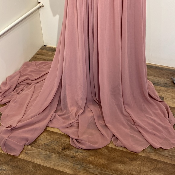 Rose Colored Formal Dress. No brand. - Picture 3 of 8